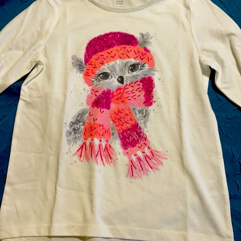 Gymboree girl’s L/S tee with hi lo hem NWT